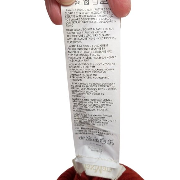 'S MAXMARA 100% Cashmere Turtleneck Sweater S Super Soft Ribbed Knit Pullover - Picture 9 of 9